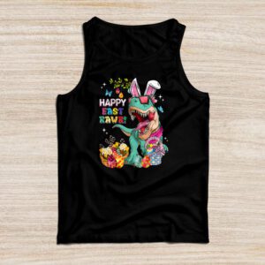 Easter Day Dinosaur Funny Happy Eastrawr T Rex Easter Tank Top