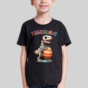 Eggasaurus Easter Stegosaurus Dinosaur Boys Kids Toddler T Shirt 1 2