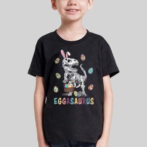 Eggasaurus Easter Stegosaurus Dinosaur Boys Kids Toddler T Shirt 1 4