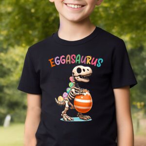 Eggasaurus Easter Stegosaurus Dinosaur Boys Kids Toddler T Shirt 2 2