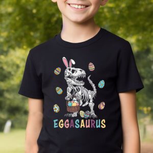 Eggasaurus Easter Stegosaurus Dinosaur Boys Kids Toddler T Shirt 2 4