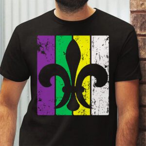 Fleur DeLis Mardi Gras Symbol Louisiana Carnival New Orlean T Shirt 2 1