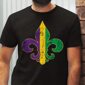 Fleur DeLis Mardi Gras Symbol Louisiana Carnival New Orlean T Shirt 2 3