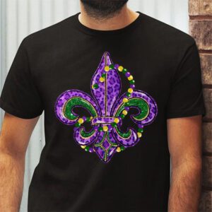 Fleur DeLis Mardi Gras Symbol Louisiana Carnival New Orlean T Shirt 2 4