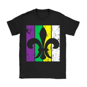 Fleur DeLis Mardi Gras Symbol Louisiana Carnival New Orlean T-Shirt