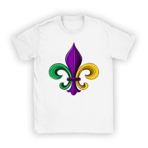 Fleur DeLis Mardi Gras Symbol Louisiana Carnival New Orlean T-Shirt