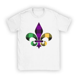 Fleur DeLis Mardi Gras Symbol Louisiana Carnival New Orlean T-Shirt