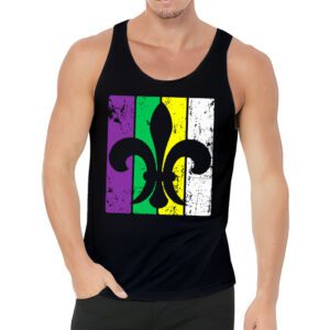 Fleur DeLis Mardi Gras Symbol Louisiana Carnival New Orlean Tank Top 3 1