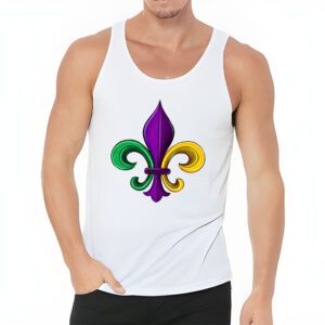 Fleur DeLis Mardi Gras Symbol Louisiana Carnival New Orlean Tank Top 3