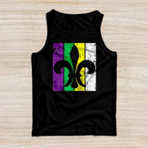 Fleur DeLis Mardi Gras Symbol Louisiana Carnival New Orlean Tank Top