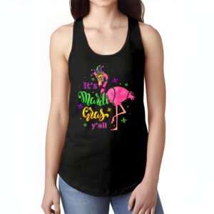 Funny Carnival Party Gift Idea Flamingo Mardi Gras Tank Top 1 1