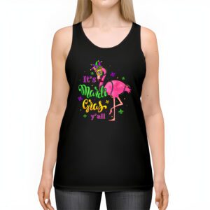 Funny Carnival Party Gift Idea Flamingo Mardi Gras Tank Top 2 1