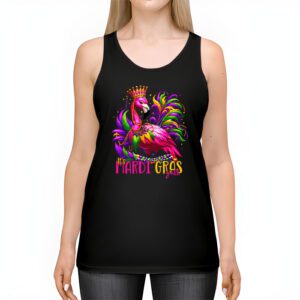 Funny Carnival Party Gift Idea Flamingo Mardi Gras Tank Top 2 2