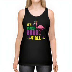 Funny Carnival Party Gift Idea Flamingo Mardi Gras Tank Top 2 3