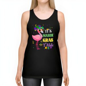 Funny Carnival Party Gift Idea Flamingo Mardi Gras Tank Top 2 4