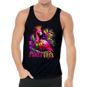 Funny Carnival Party Gift Idea Flamingo Mardi Gras Tank Top 3 2