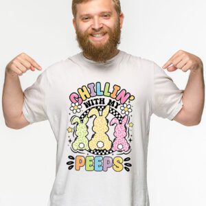 Funny Chillin With My Peeps Easter Bunny Hangin With Peeps T Shirt 2 2