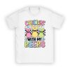 Funny Chillin With My Peeps Easter Bunny Hangin With Peeps T-Shirt