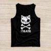 Funny Pi Day Math Science Cat Pirate Tank Top