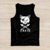 Funny Pi Day Math Science Cat Pirate Tank Top