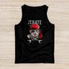 Funny Pi Day Math Science Cat Pirate Tank Top