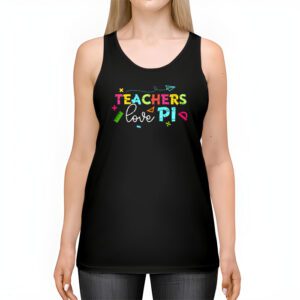 Funny Pi Day Math Teacher Shirt 3.14 Pi Symbol Nerds Women Tank Top 2 2