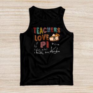 Funny Pi Day Math Teacher Shirt 3.14 Pi Symbol Nerds Women Tank Top