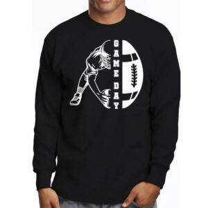 Game Day American Football Player Team Coach Men Women Boys Longsleeve Tee 3 4