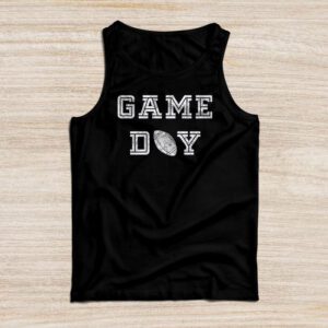 Game Day American Football Player Team Coach Men Women Boys Tank Top