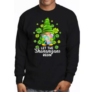 Gnome Tie Dye Shamrock Let Shenanigans Begin St Patricks Day Longsleeve Tee 3 2