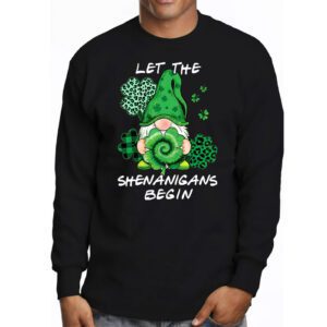 Gnome Tie Dye Shamrock Let Shenanigans Begin St Patricks Day Longsleeve Tee 3 3