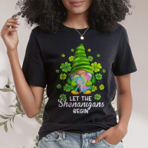 Gnome Tie Dye Shamrock Let Shenanigans Begin St Patricks Day T Shirt 1 2