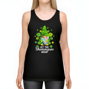 Gnome Tie Dye Shamrock Let Shenanigans Begin St Patricks Day Tank Top 2 2