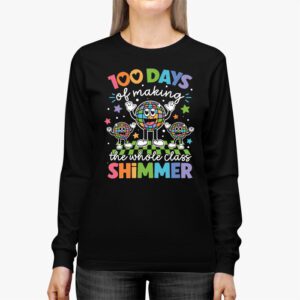 Groovy 100 Days of Making Whole Class Shimmer Disco Ball Longsleeve Tee 2 5