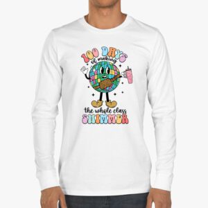 Groovy 100 Days of Making Whole Class Shimmer Disco Ball Longsleeve Tee 3 2