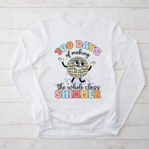 Groovy 100 Days of Making Whole Class Shimmer Disco Ball Longsleeve Tee