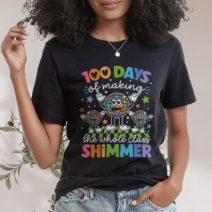 Groovy 100 Days of Making Whole Class Shimmer Disco Ball T Shirt 1 5