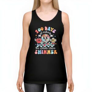 Groovy 100 Days of Making Whole Class Shimmer Disco Ball Tank Top 2