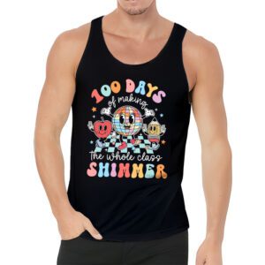 Groovy 100 Days of Making Whole Class Shimmer Disco Ball Tank Top 3