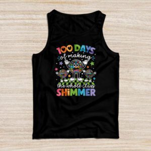 Groovy 100 Days of Making Whole Class Shimmer Disco Ball Tank Top