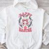 Groovy Happy Easter Day Colorful Egg Hunting Cute Bunny Girl Womens Hoodie