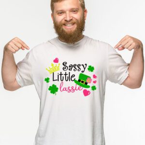 Groovy St Patricks Day Shirt Sassy Little Lassie Kids Toddler Girl T Shirt 2 2