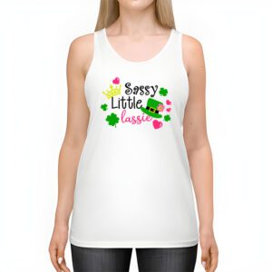 Groovy St Patricks Day Shirt Sassy Little Lassie Kids Toddler Girl Tank Top 2 2