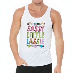 Groovy St Patricks Day Shirt Sassy Little Lassie Kids Toddler Girl Tank Top 3 3