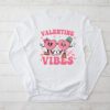 Groovy Valentine Vibes Valentines Day Shirts For Girl Womens Longsleeve Tee