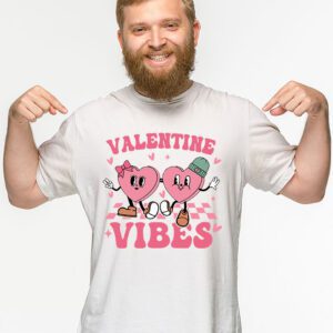 Groovy Valentine Vibes Valentines Day Shirts For Girl Womens T Shirt 2 3