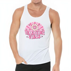 Groovy Valentine Vibes Valentines Day Shirts For Girl Womens Tank Top 3 1