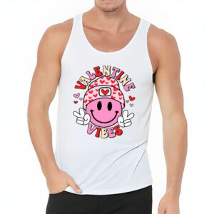 Groovy Valentine Vibes Valentines Day Shirts For Girl Womens Tank Top 3