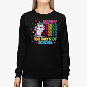 Happy 100 Days Of School Shirt Girls 100 Days of School Longsleeve Tee 2 1