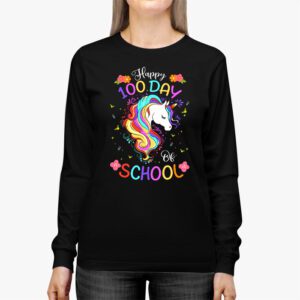 Happy 100 Days Of School Shirt Girls 100 Days of School Longsleeve Tee 2 4